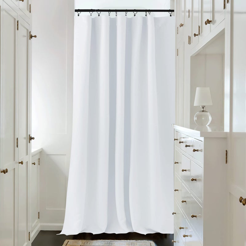 NICETOWN NICETOWN Patio Door Curtain Vertical Blinds Reduce Sunlight Rod Pocket  Back Tab Room Divider Curtain Panel for Furniture Protecting Greyish White 70 inches Wide x 120 inches Long 1 Piece 