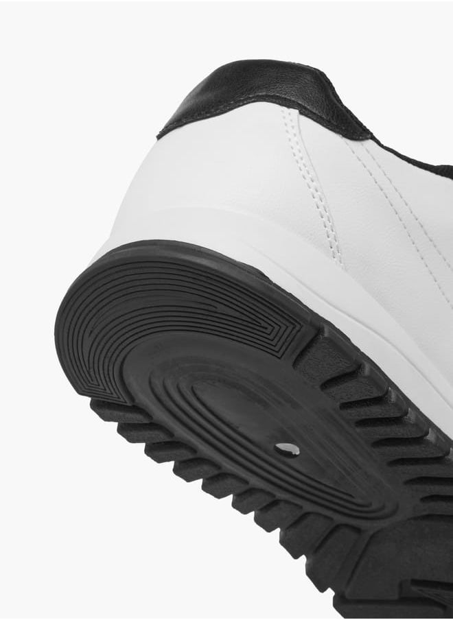 LBL by Shoexpress Men Panelled Sneakers with Lace-Up Closure  - Image 5