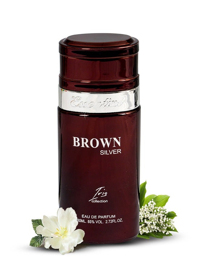 محبوب للعطور عطر براون سيلفر 80 مل من محبوب للعطور - Image 1