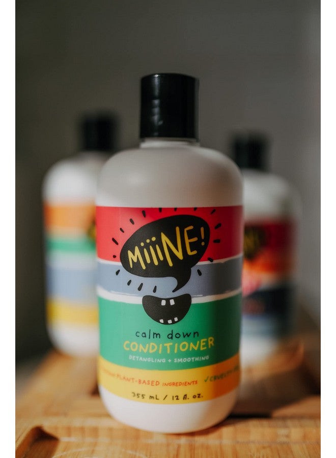 MiiiNE! Calm Down Kids Conditioner 12Oz ; Heal And Moisturize Swimmers Hair With Deep Conditioning Tropical Scented Kids Detangler Cruelty Free Kids Conditioner Made In Usa ; By Stylists For Kids - Image 3