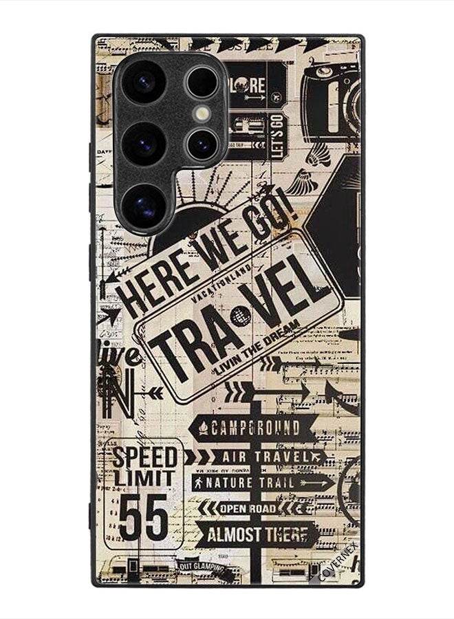 Covernex Protective Case Cover For Samsung Galaxy S24 Ultra Here We Go Travel - Image 1