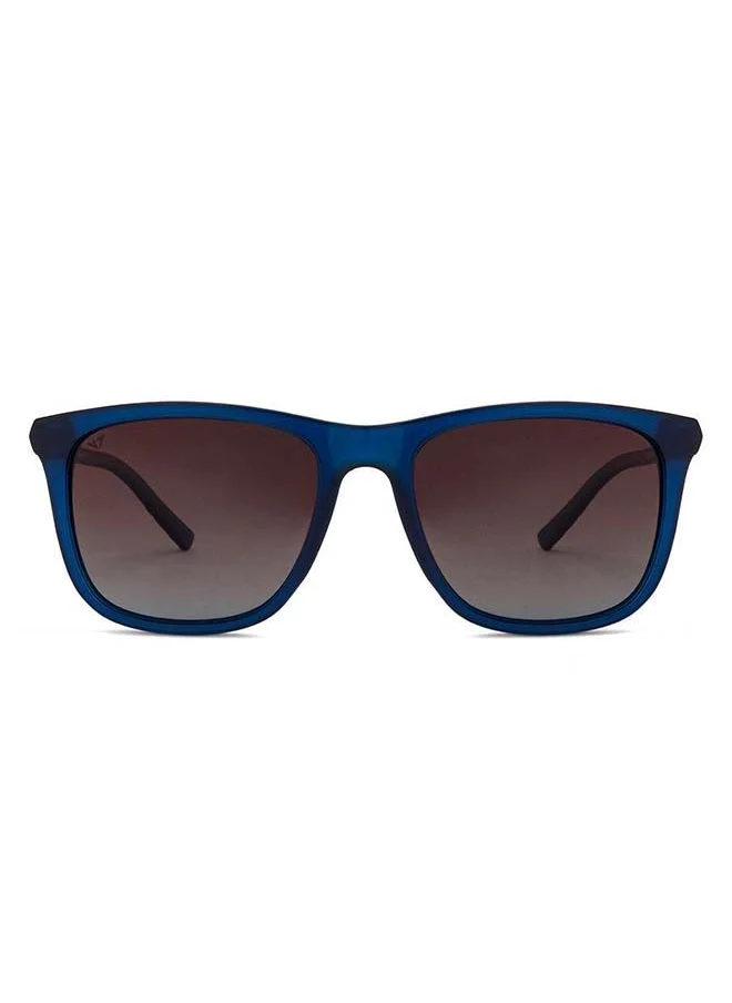 VINCENT CHASE Mirage Full Rim Wayfarer Frame Polarized & UV Protected Sunglasses VC S12643 - 54mm - Blue