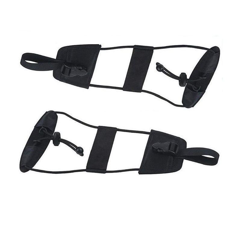 EDOBLUE Easy Bag Bungee Straps Adjustable Belt - 2 Pack - Image 1
