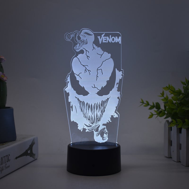 Superhero Series Spider-Man Iron Man Peripheral 3D Night Light Creative Light Painting Decoration Hand-Made Ornaments - Image 4