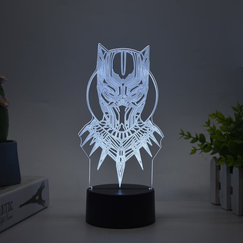 Superhero Series Spider-Man Iron Man Peripheral 3D Night Light Creative Light Painting Decoration Hand-Made Ornaments - Image 1