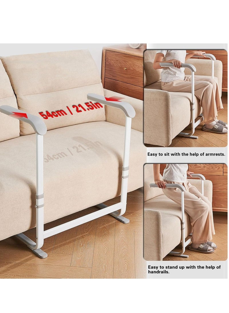 XiuWoo Metal Chair Couch Stand Assist, Chair Couch Lift Assist, Standing aids & Supports Devices for Supports Grab Bar Help Patient Stand Up Mobility in Chair, Sofa, Toilet Height Adjustable 68-80cm - Image 4