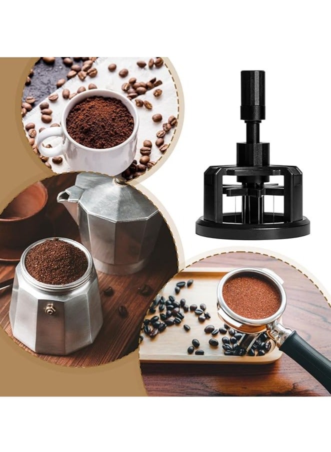 general Magnetic Non-Slip Needle Dispenser Espresso Stirrer Dispensing Tool Metal Espresso Hand Masher Coffee Stirrer Rotary Magnetic Loose Powder Needle 53mm - Image 4