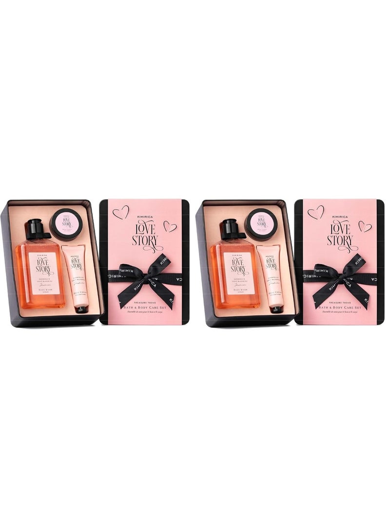 Kimirica Gift for Women's & Girls Luxury Gift Set Love Story Treasure Trove , Set of 3 (Pack of 2) - Image 1