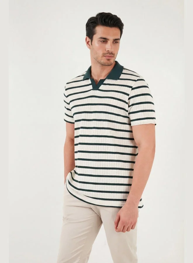 Buratti  Buratti Cotton Regular Fit Polo T-Shirt Men's POLO T-SHIRT 5904022 for Men | Best Price UAE