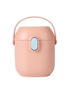 NIBEMINENT Baby Milk Powder Dispenser Portable Cute Large Capacity Fruit Snack Storage Box for Travel Pink  - Image 1