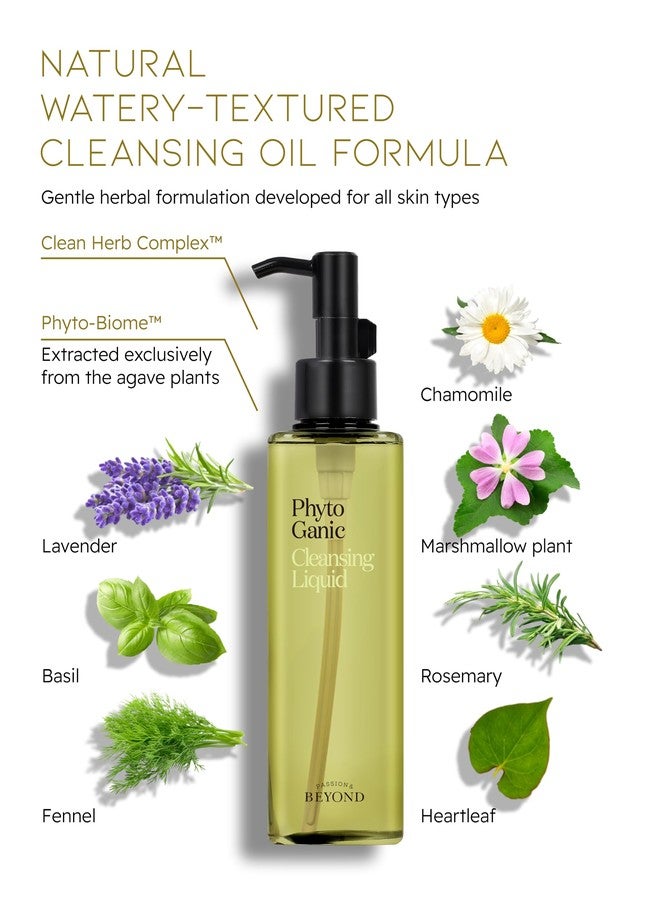 ECO BEYOND BEYOND Phytoganic (Cleansing Liquid, 6.8fl oz) - Vegan Formula Korean Skin Care. Gentle All-in-One Face Wash with Smooth Finish, Clean Herbs, Phyto-Biome - Image 3