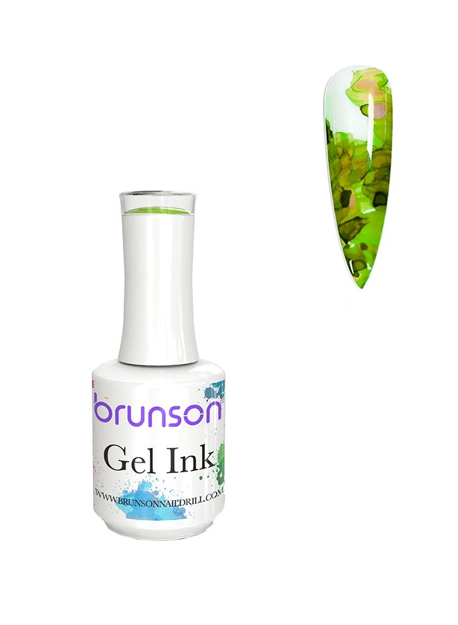 brunson Gel Ink Nail Polish Watercolor Ink Gel Nail Polish Flower Nail Art Blossom Gel for Spreading Marble Effect Soak Off UV Gel Manicure 15mlBGI10 - Image 1