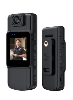 SYOSI Pocket Camcorder, 1080p Min Cam with 180° Rotatable Lens Night Vision Cameras Video Recorder Portable Wearable Bodycam, 1.4 in Screen to Playback Mini Cam for Outdoor, Cycling, Work Records  - Image 1