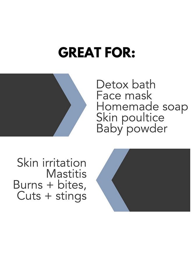 بيور بدي ناتشورالز مسحوق طين البنتونيت لقناع التخلص من السموم للجسم والوجه، طين الشفاء الهندي النقي لتنظيف المسام العميقة وإزالة السموم من الإبط للنساء (8.0 أونصة) - Image 5