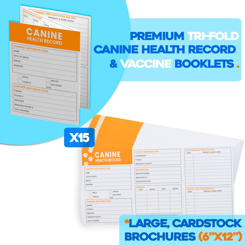 Good|Harbor GoodHarborPet|Puppy Whelping Essentials Kit for Newborn Dogs | Vaccination Record Cards, Thermometer, Umbilical Floss, and Supplies for Pets - Image 3