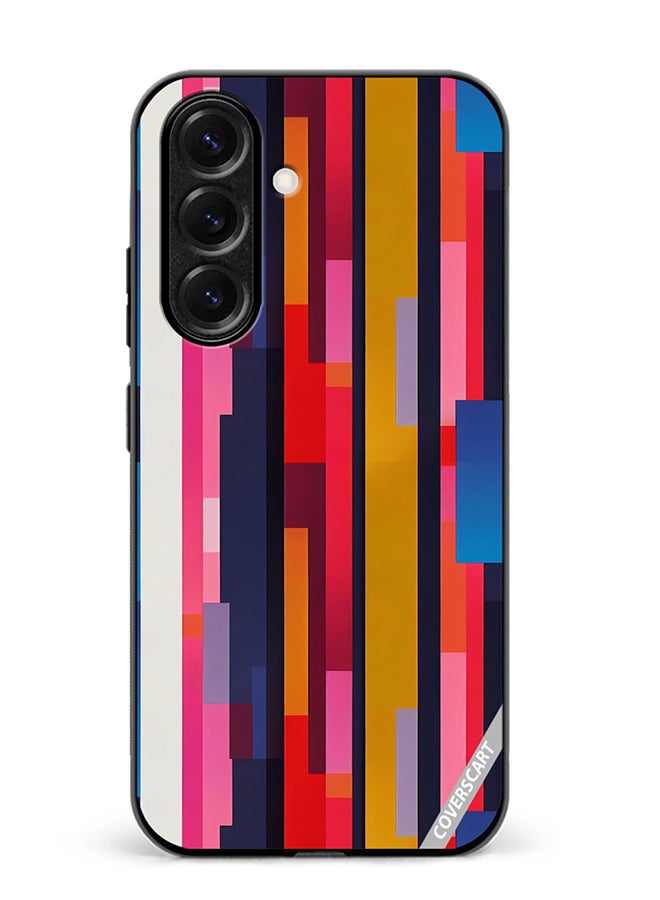 VR CREATIVE Protective Case Cover For Samsung Galaxy S25 Plus Abstract Pattern 3D Design Multicolour