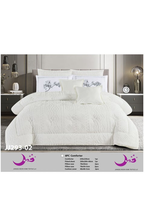 Luxury Royal Bedspread Set 8 Pieces, King Size, Soft and Comfortable, 250×230 cm