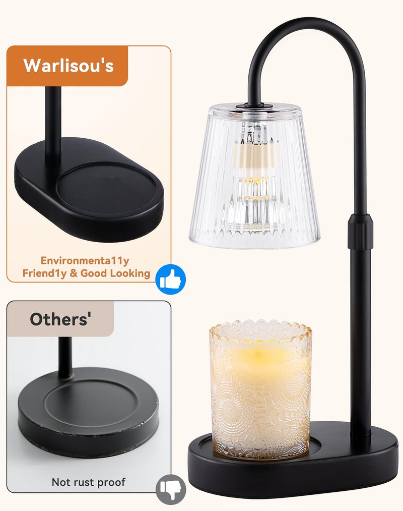 Warlisou Candle Warmer Lamp with Timer Dimmable - Birthday Gifts for Women Mom House Warming New Home Decor Wax Melt Warmer for Jar Candles - Image 4