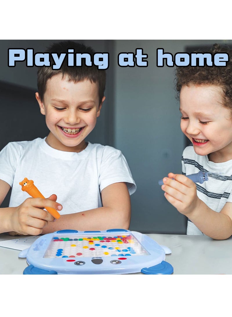 Magnetic Drawing Board for Kids Toddlers, Montessori Magnetic Dots Board, Lovely Koala Doodle Board with Magnetic Pen and Beads for Kids, Activities Travel Toy for Girls Boys Ages 3 and Up - Image 4