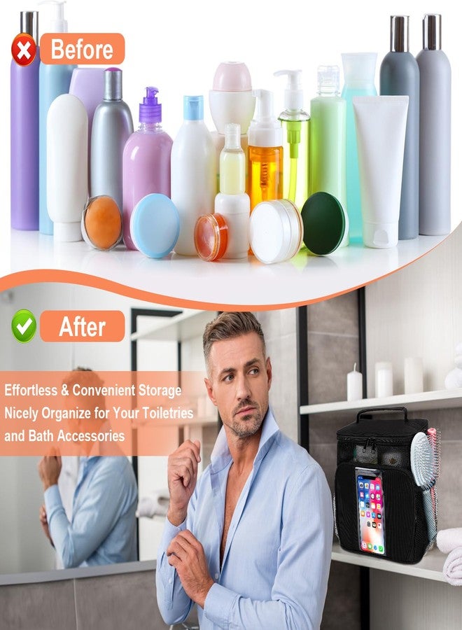 BAIMAY Dorm Room Essentials for Guys, Quick Dry Mesh Shower Caddy, Travel Toiletry Bag for Men and Women, Travel Cruise Ship Camping Essentials, Large Makeup Organizer for Full-Sized Toiletries Gifts for Men - Image 5