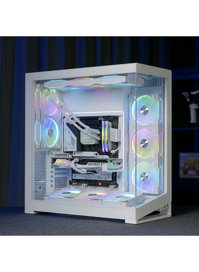 Phanteks D30 14cm White Reverse Building Block Fan With Argb Lighting, Case Cooling Fan - Image 2