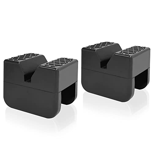 TONDA Jack Stand Pads, Universal Rubber Jack Pad Adapter, Rail Pinch welds Protector, 2 Pack - Image 1