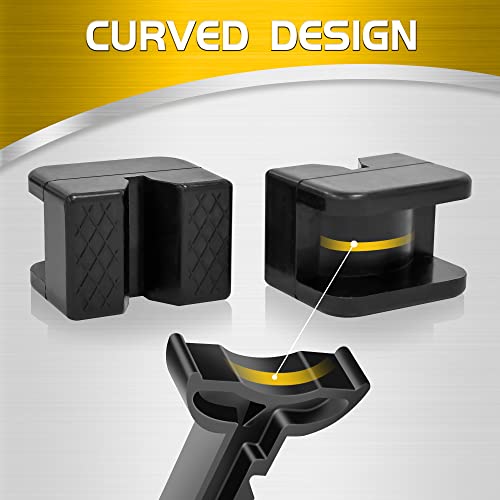 TONDA Jack Stand Pads, Universal Rubber Jack Pad Adapter, Rail Pinch welds Protector, 2 Pack - Image 5