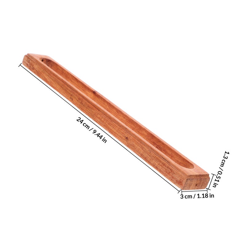 Wood Incense Stick Holder Portable And Stylish Stick Incense Burner Incense Stick Tray Incense Stick Burner With - Image 2