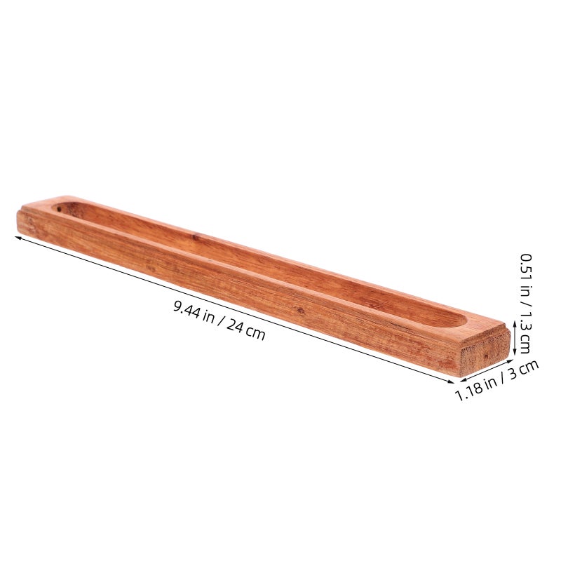 Wood Incense Stick Holder Portable And Stylish Stick Incense Burner Incense Stick Tray Incense Stick Burner With - Image 3