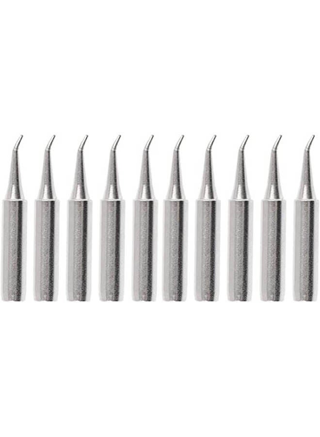 Saipe 10Pcs Soldering Iron Tips, 900M-T Solder Welding Replacement Tip Kit For Hakko, Radio Shack, Tenma, Atten, Quick, Aoyue, Yihua Soldering Station  - Image 1
