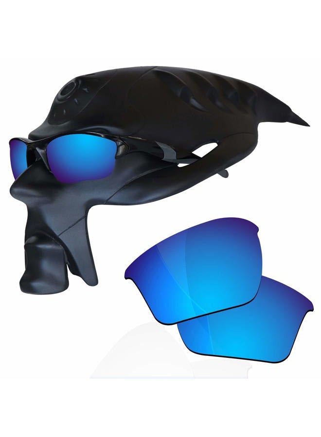 ROCKSHELL Polarized Lenses Replacement for Oakley Half Jacket 2.0 XL OO9154 Sungl - Jet Black + Lava Red + Ice Blue + GT Silver - Image 4