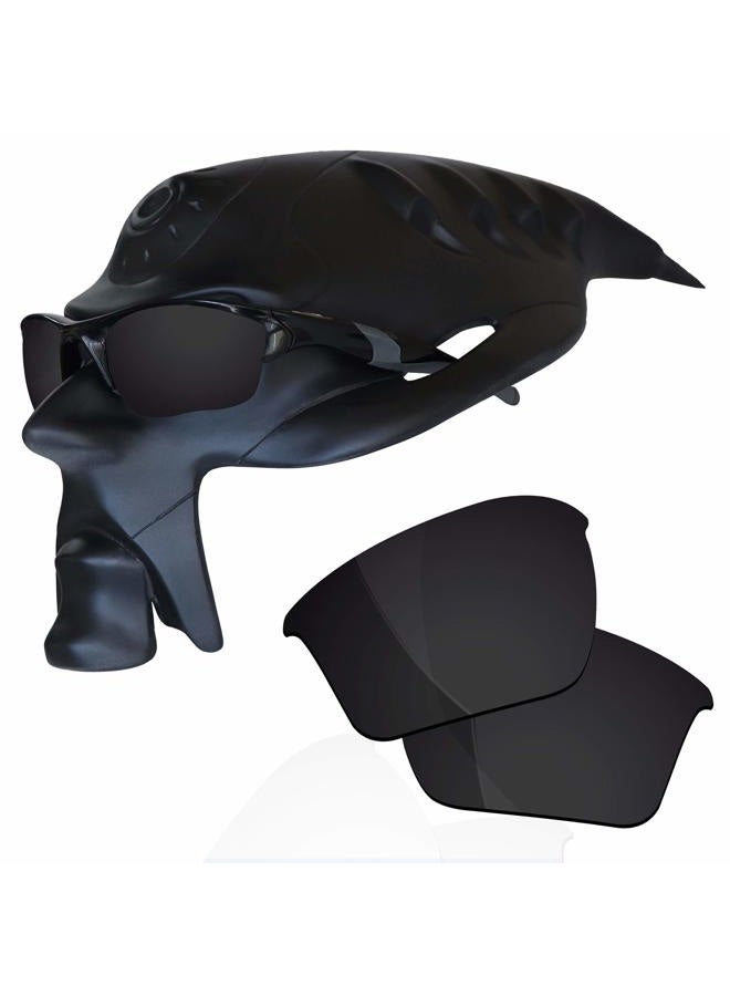 ROCKSHELL Polarized Lenses Replacement for Oakley Half Jacket 2.0 XL OO9154 Sungl - Jet Black + Lava Red + Ice Blue + GT Silver - Image 2
