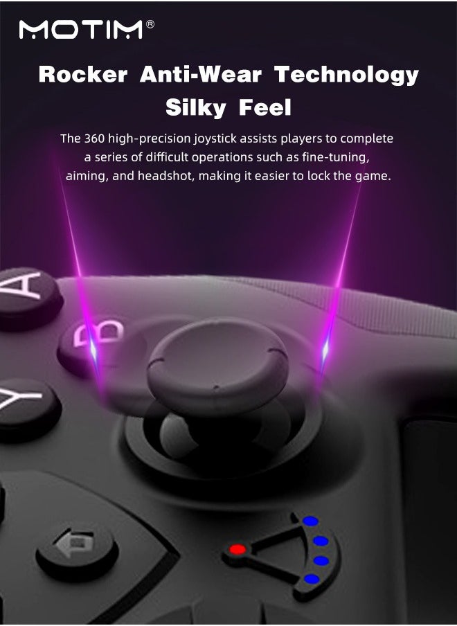 6-Axis Handle Controllers for Nintendo Switch Pro, Wireless Bluetooth Wake-up Function for Switch Lite Switch, OLED Switch Remote Gamepad, Gyro Axis Programmable
