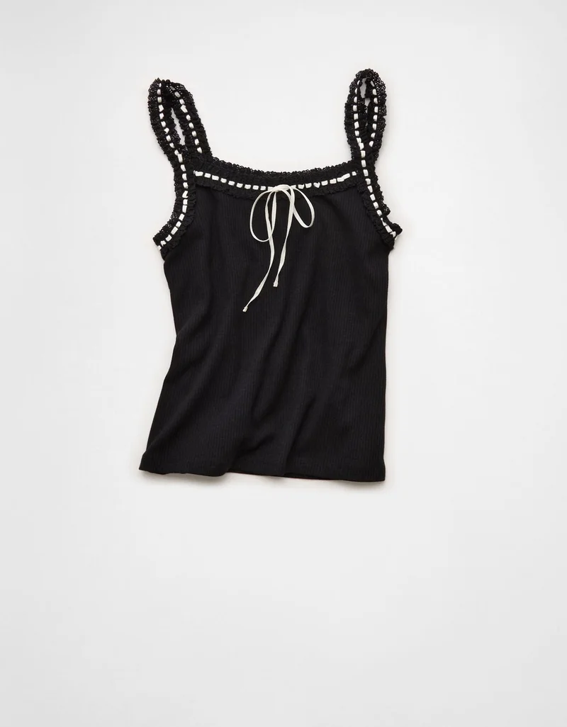 American Eagle  AE Lace Tie Cami for Women | Best Price UAE