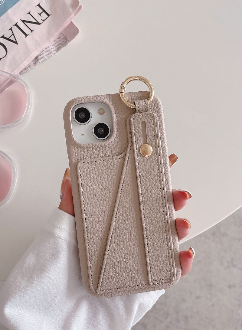 Suteni Back Cover Card Slots Leather Phone Case for iPhone