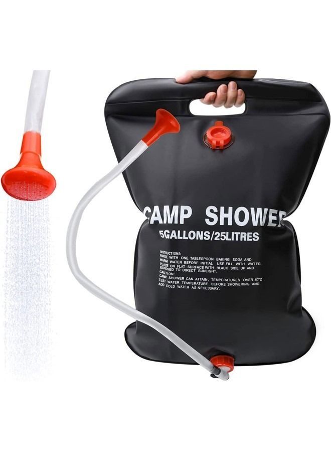 Generic Solar Portable Shower Bag, 25L  Shower Bag For Camping Outdoor Hiking Picnic Washing  - Image 1