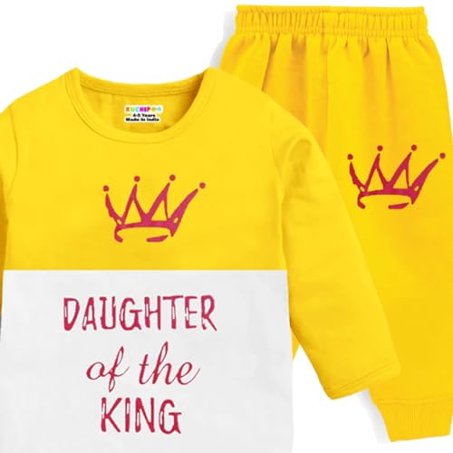 Kuchipoo Baby Girl Cotton Printed Regular Fit T-Shirts and Pyjamas Set (KUC-PSUT-113, 6-12 Months, Multi-Colored) - Image 3
