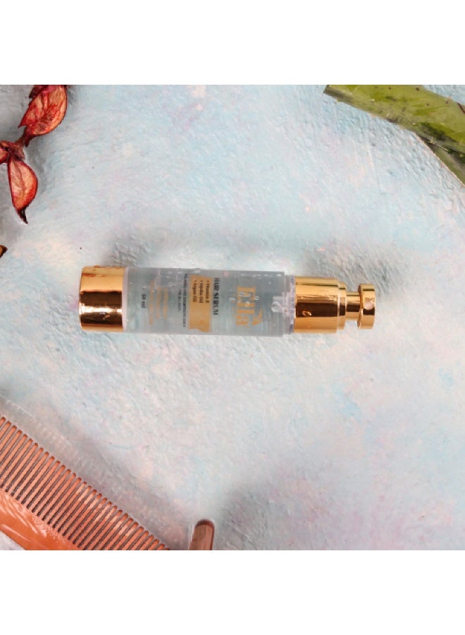 Ella Care Serum for protection and nourishment with its formula of castor oil, argan oil, jojoba oil and vitamin E from ella care, 50 ml - Image 3