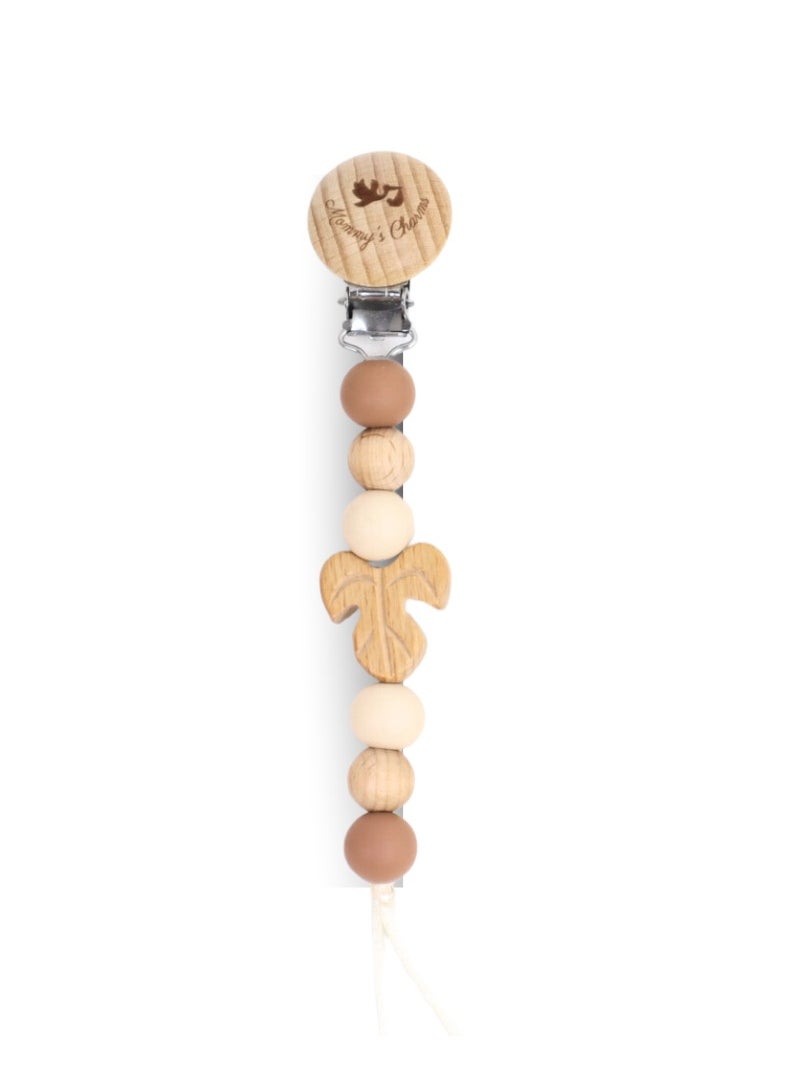 Mommy's Charms Autumn Pacifier Clip  - Image 1