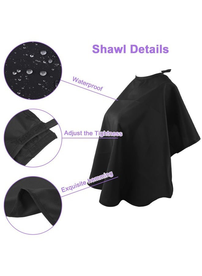 FRIUSATE Hair Coloring Highlighting Cap, 8 Pieces Hair Highlighting Kit, Silicone Highlight Cap Pull Through Caps Hair Coloring Frosting Cap with Hook, Cape, Brush, Gloves and Ear Covers for Women Men - Image 5