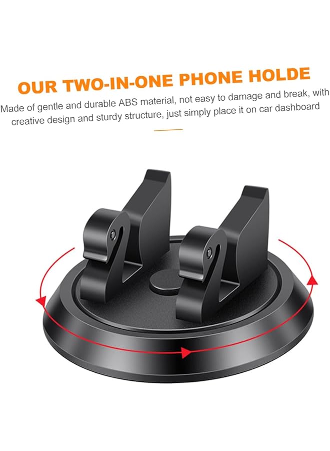 Excefore Multifunctional Car Mobile Phone Holder With Parking Number Plate, Dashboard Cell Phone Holder For Car, Secure Cellphone Stand For Vehicle Mount - Image 3