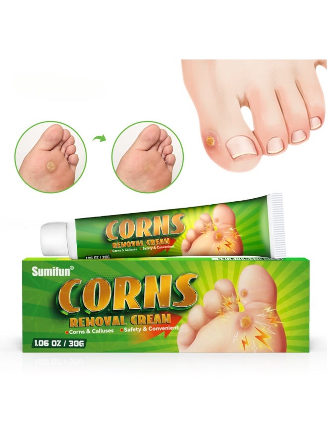 Sumifun Fast-Acting Corn Removal Cream for Smooth, Pain-Free Feet This powerful formula targets stubborn corns and calluses, softening rough skin quickly while promoting comfort, smoother texture, and healthier-looking feet with consistent, easy daily application at home. - Image 2