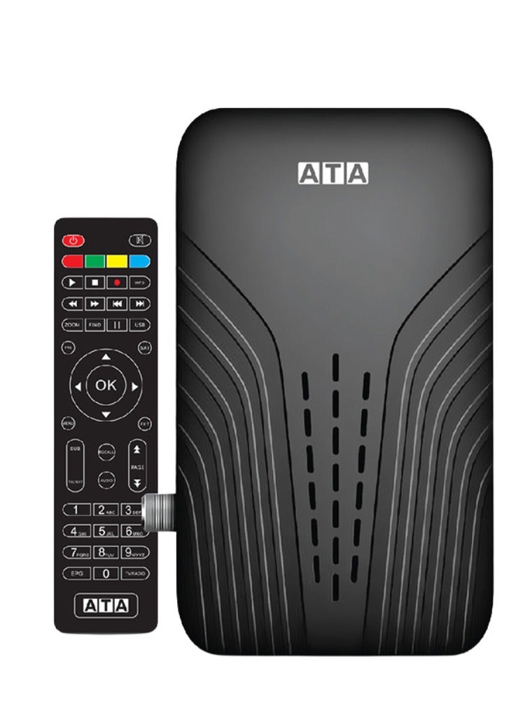 اي تي اي ATA ريسيفر ميني Full HD , أسود  - Image 1