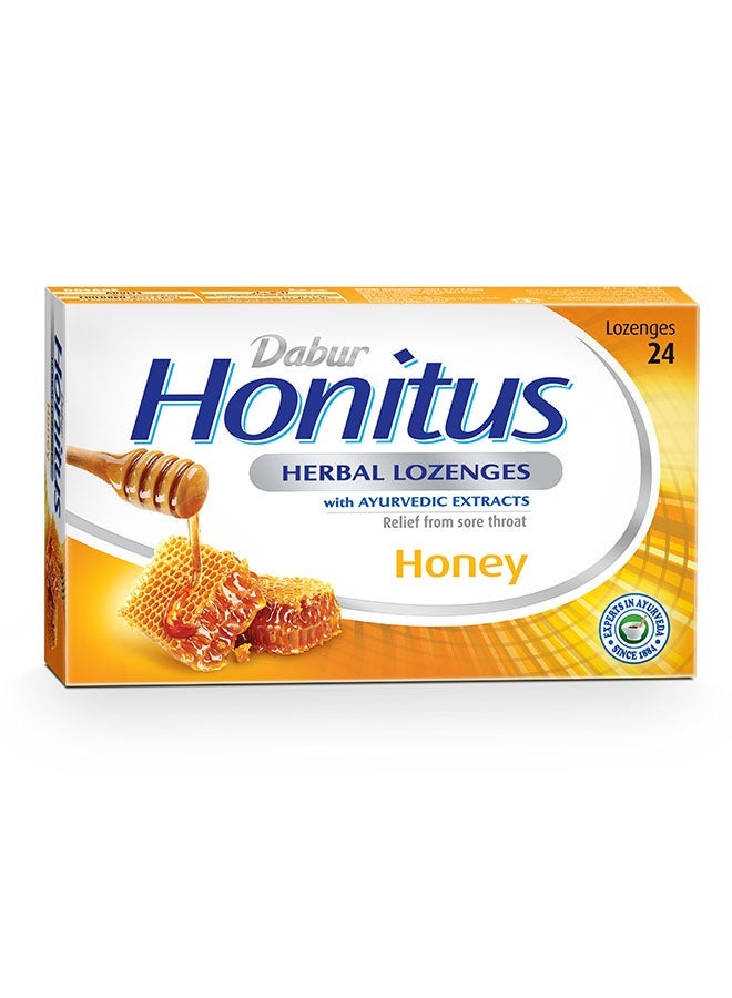 Dabur 24-Piece Honitus Honey Flavour Herbal Lozenges
