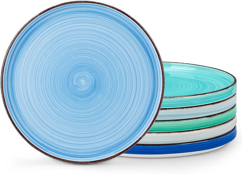 vancasso Bonita Dinner Plates Set of 6 Cool Color - Image 1