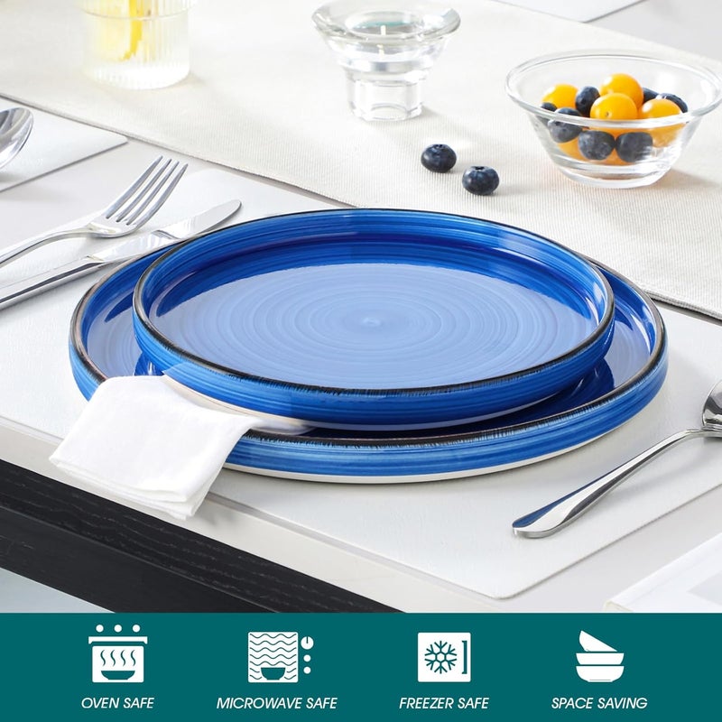 vancasso Bonita Dinner Plates Set of 6 Cool Color - Image 4