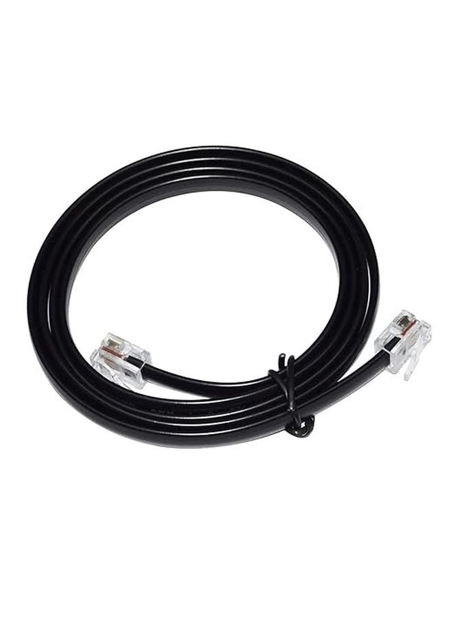 ST4 Compatible Autoguider Cable for Auto Guider RJ11 RJ12 3 Meters Black - Image 1