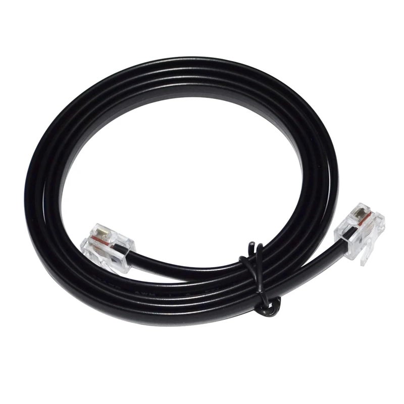 ST4 Compatible Autoguider Cable for Auto Guider RJ11 RJ12 3 Meters Black - Image 2