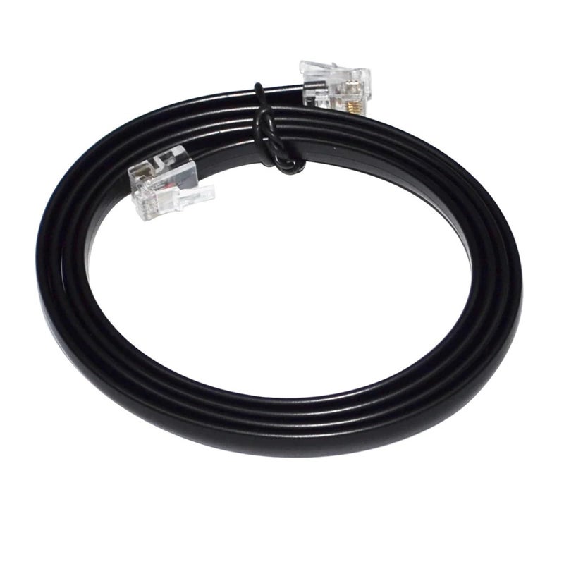 ST4 Compatible Autoguider Cable for Auto Guider RJ11 RJ12 3 Meters Black - Image 3