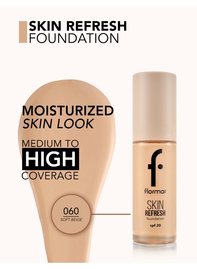 flormar NP Skin Refresh Fdt  - 060 Soft Beige - Image 4
